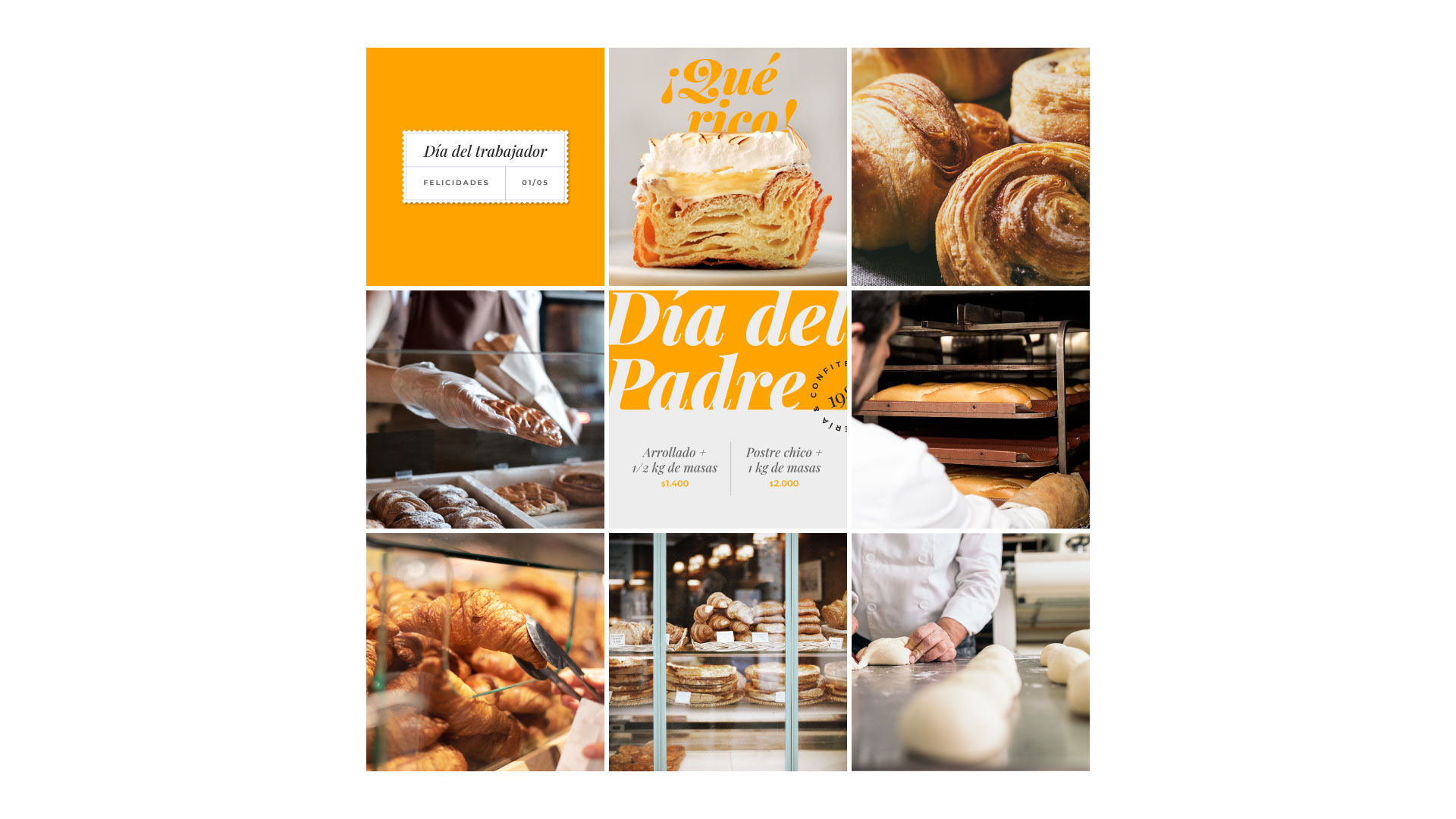 Baro Estudio Studio Branding Rebranding Logo Marca Brand Diseño Design Identidad Identity Fenoglio confitería panadería bakery instagram post