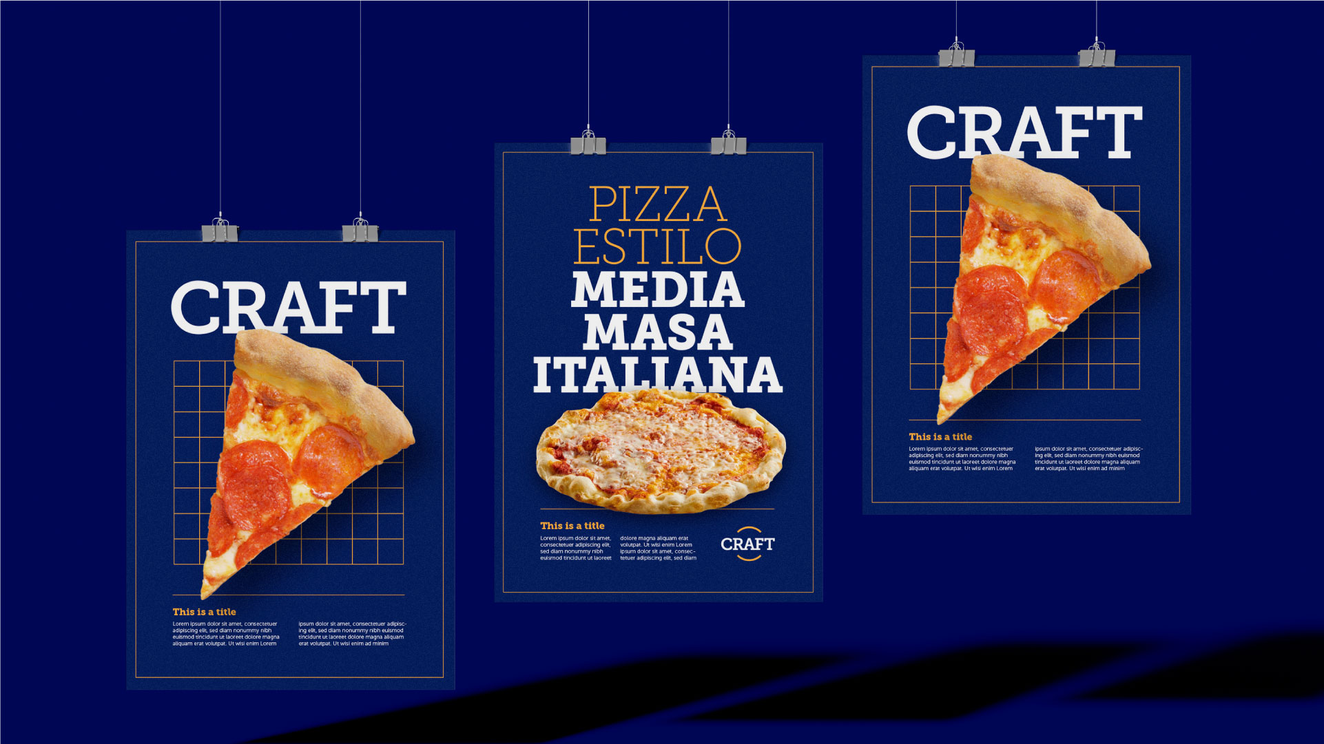 Baro Estudio Studio Branding Rebranding Logo Marca Brand Diseño Design Identidad Identity Craft comida pizza pizzería pizzeríabranding posters pizzaposters