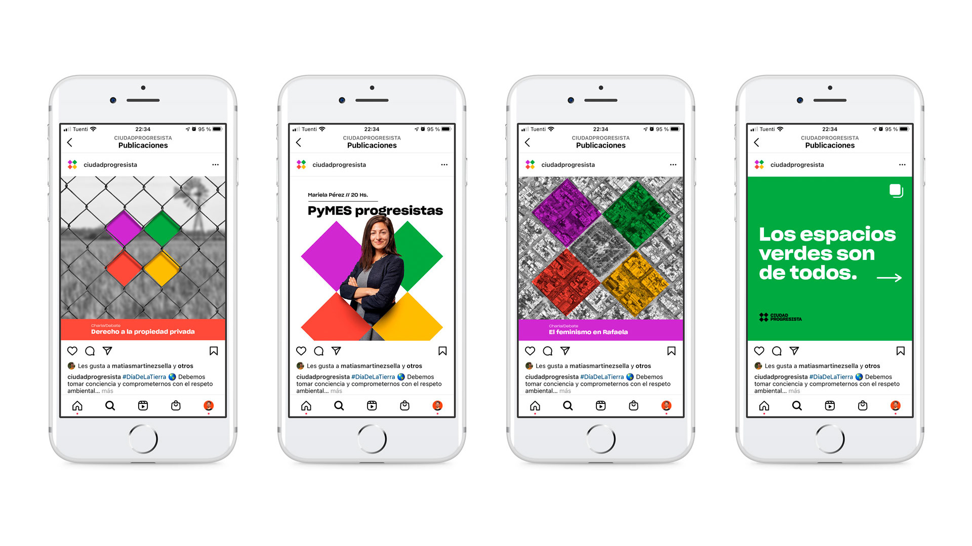 Baro Estudio Studio Branding Rebranding Logo Marca Brand Diseño Design Identidad Identity Ciudad Progresista Logo política instagram post