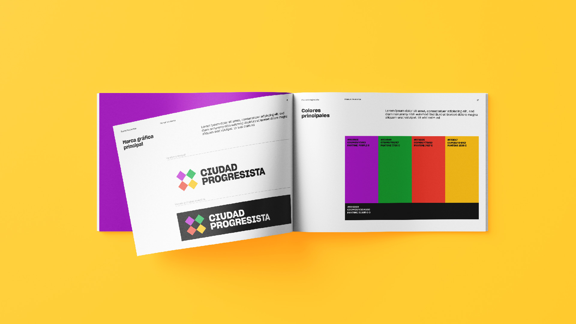 Baro Estudio Studio Branding Rebranding Logo Marca Brand Diseño Design Identidad Identity Ciudad Progresista Logo política manual de marca brand book