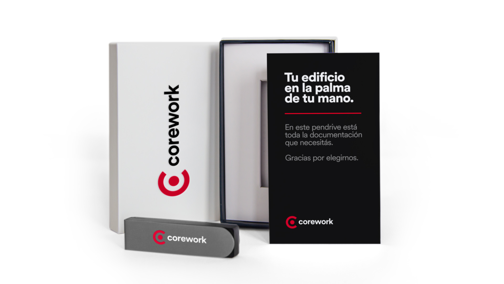 Baro Estudio Studio Branding Rebranding Logo Marca Brand Diseño Design Identidad Identity Corework corework construcción pendrive