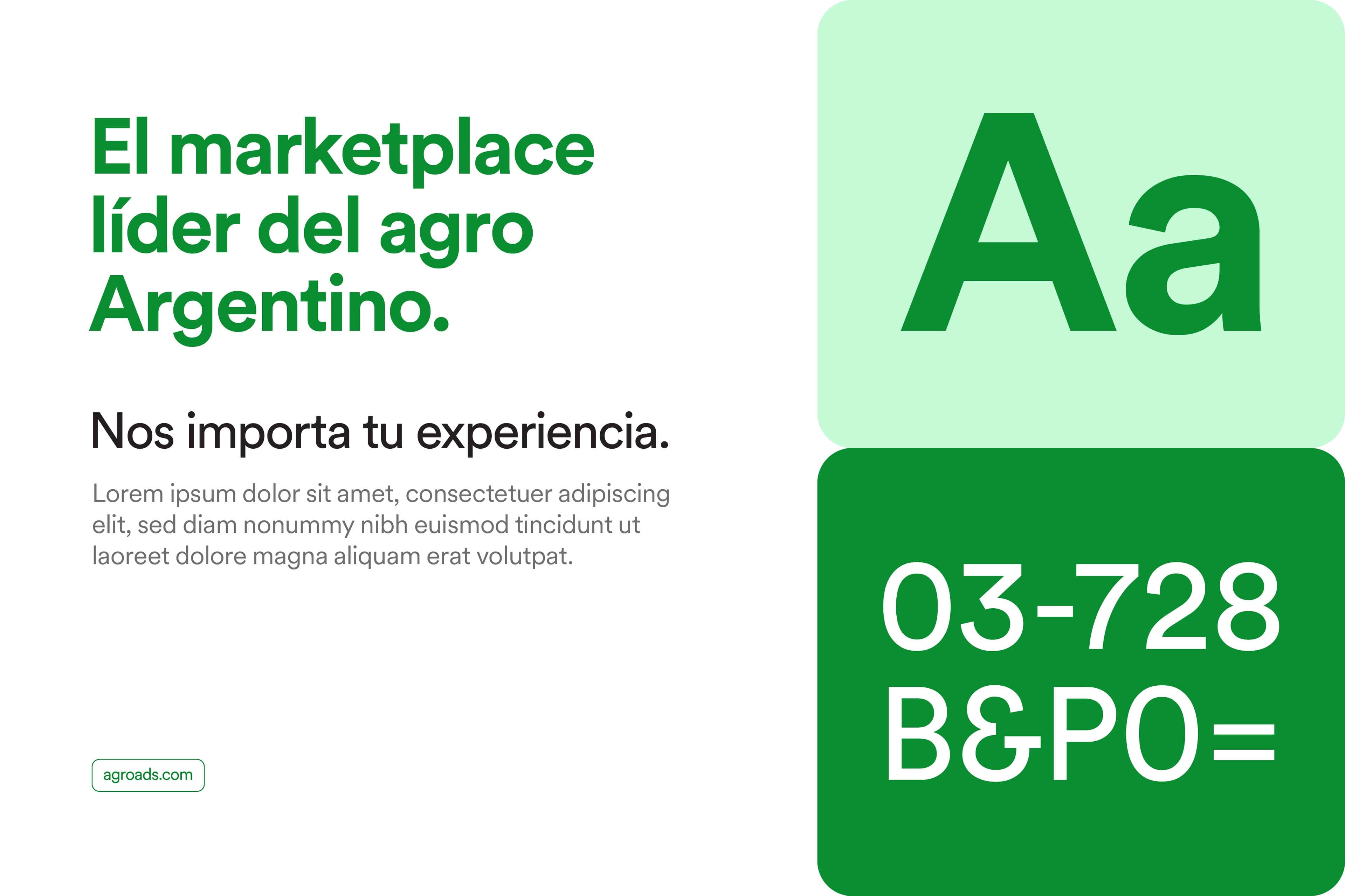 Baro Estudio Studio Branding Rebranding Logo Marca Brand Diseño Design Identidad Identity Agroads Agro Agronegocios font typography tipografía