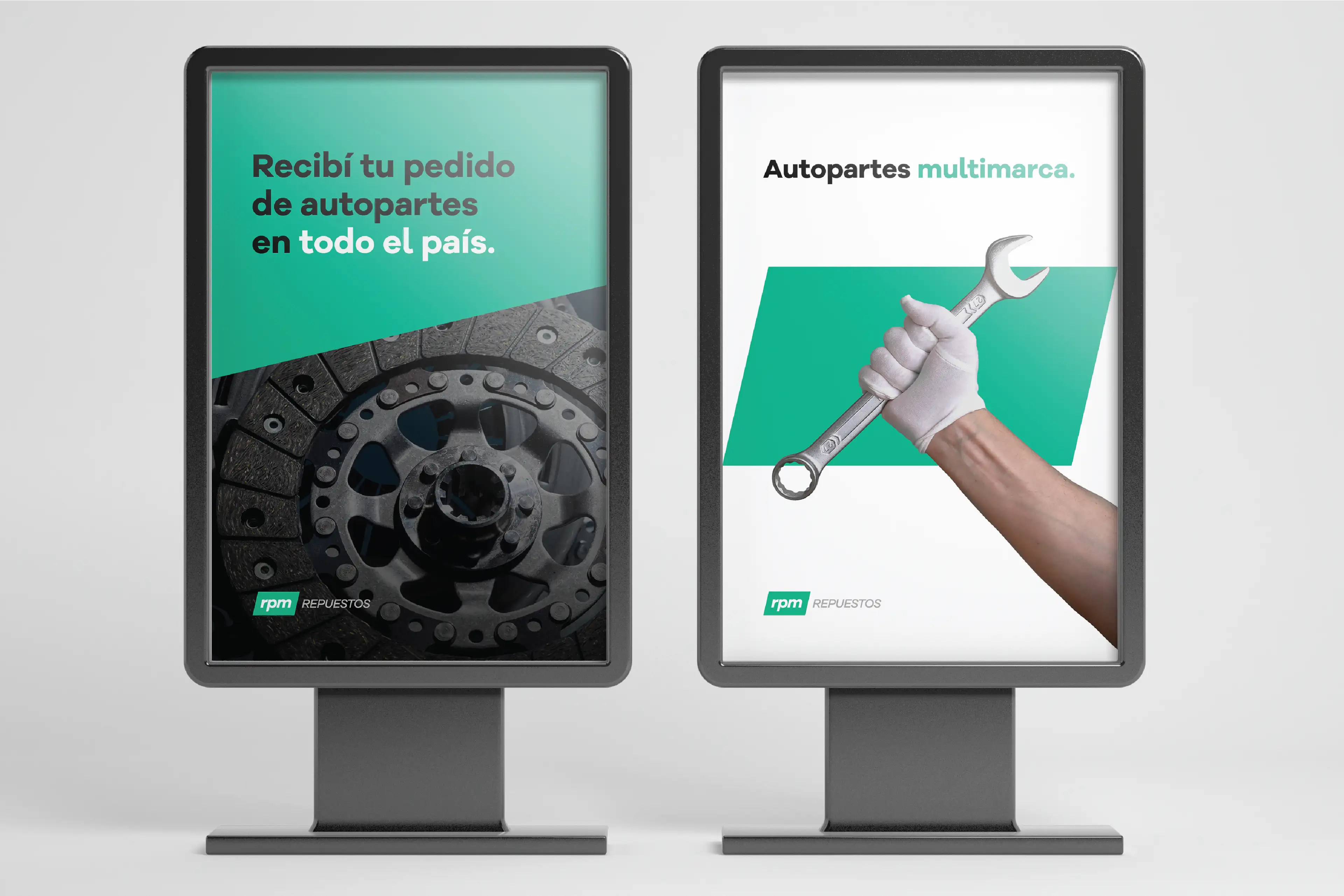 Baro Estudio Studio Branding Rebranding Logo Marca Brand Diseño Design Identidad Identity RPM Automotriz concesionaria car rent autos usados autos nuevos repuestos para autos billboard