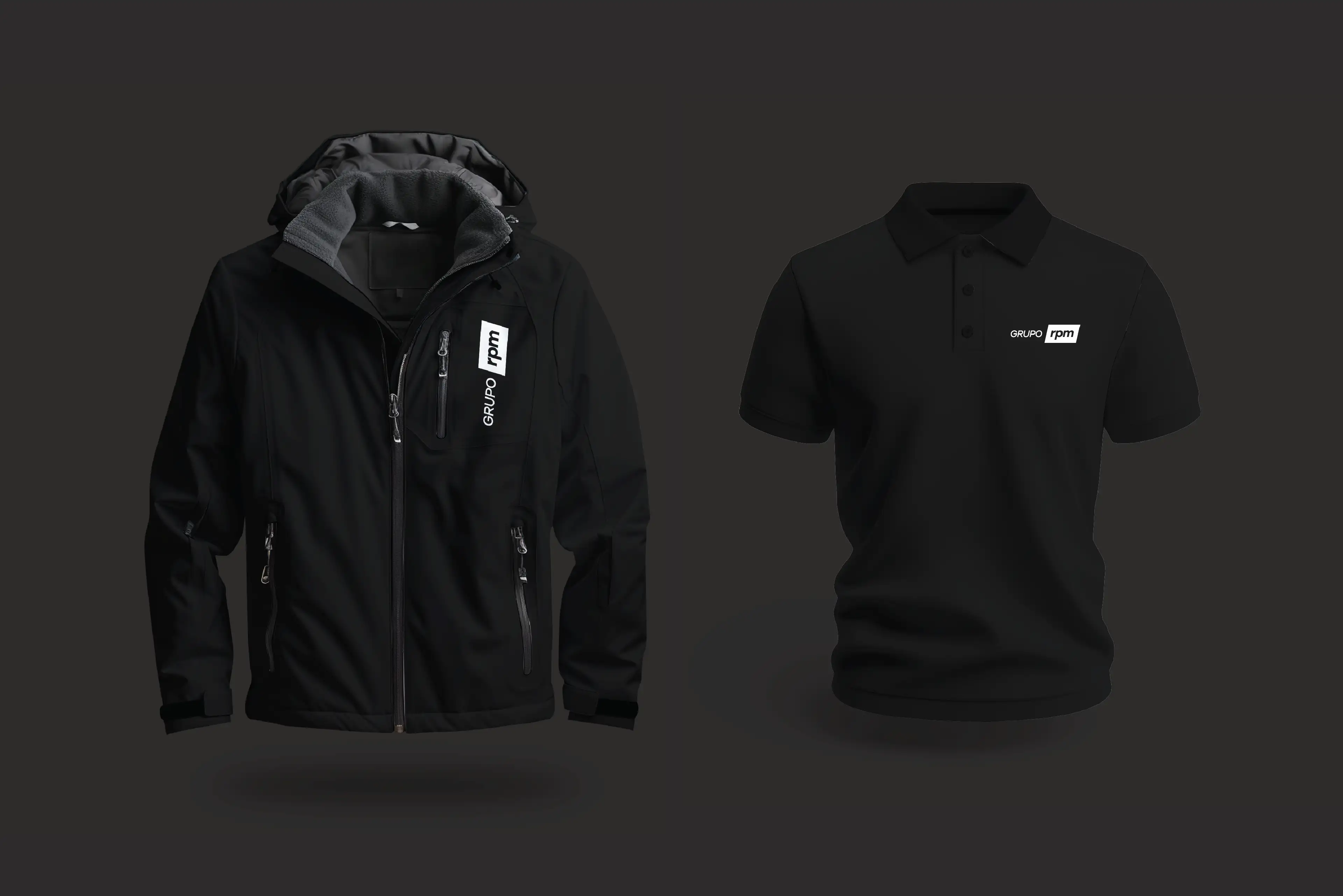 Baro Estudio Studio Branding Rebranding Logo Marca Brand Diseño Design Identidad Identity RPM Automotriz concesionaria car rent autos usados autos nuevos repuestos para autos remera campera jacket merch 