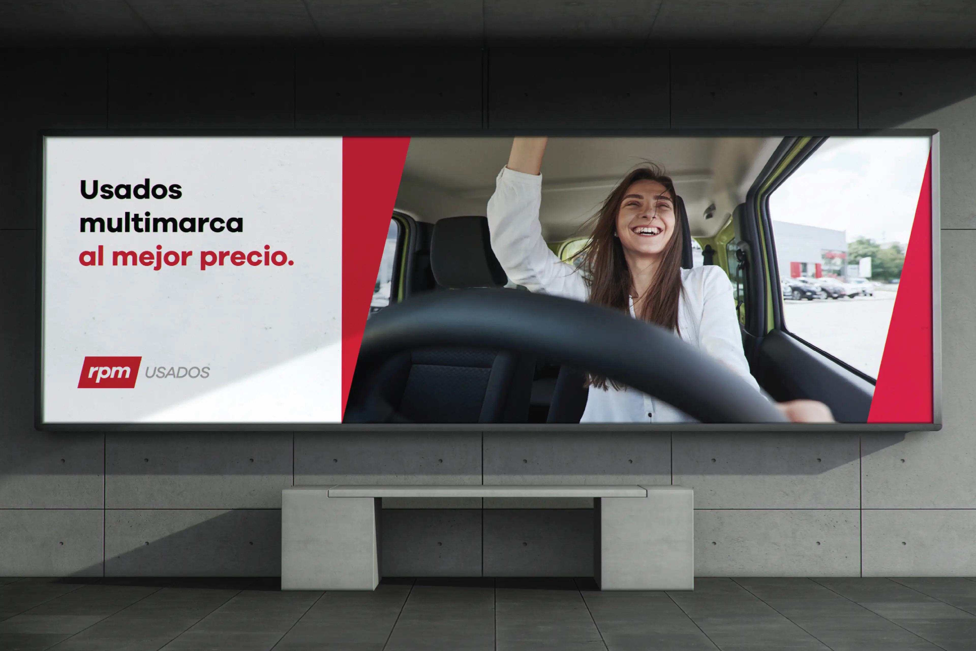 Baro Estudio Studio Branding Rebranding Logo Marca Brand Diseño Design Identidad Identity RPM Automotriz concesionaria car rent autos usados autos nuevos repuestos para autos billboard cartel publicitario