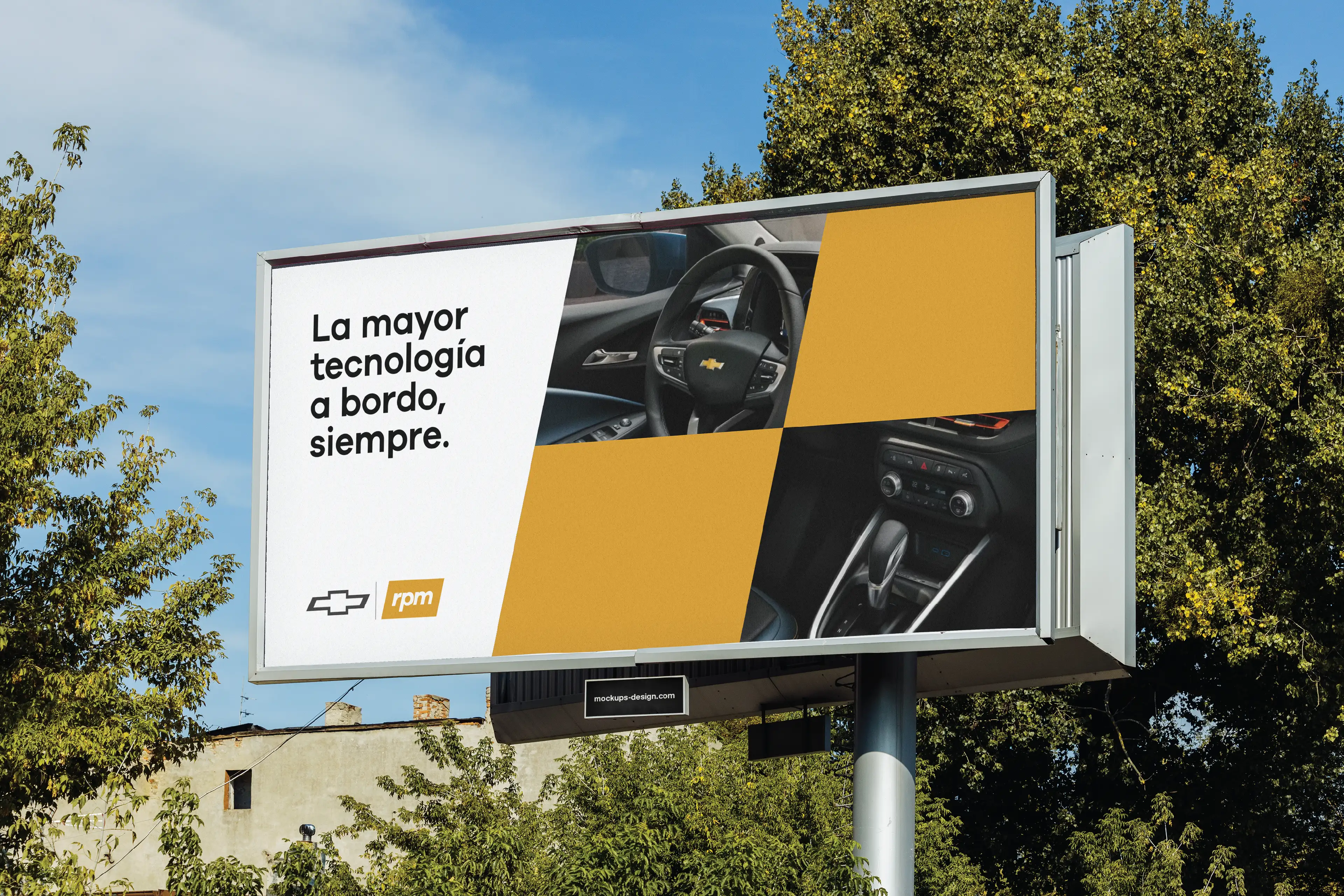 Baro Estudio Studio Branding Rebranding Logo Marca Brand Diseño Design Identidad Identity RPM Automotriz concesionaria car rent autos usados autos nuevos repuestos para autos chevrolet billboard