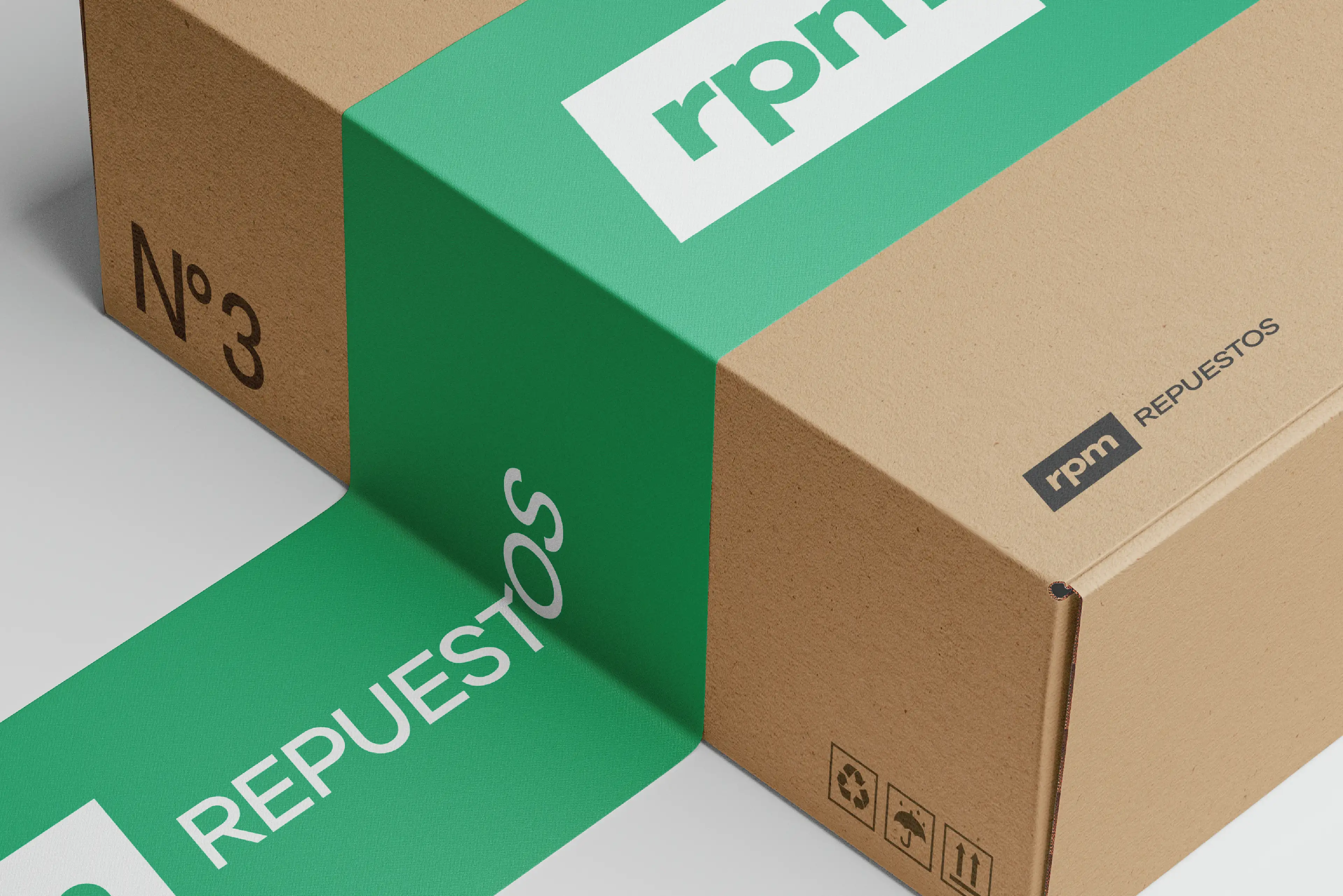 Baro Estudio Studio Branding Rebranding Logo Marca Brand Diseño Design Identidad Identity RPM Automotriz concesionaria car rent autos usados autos nuevos repuestos para autos cinta embalaje