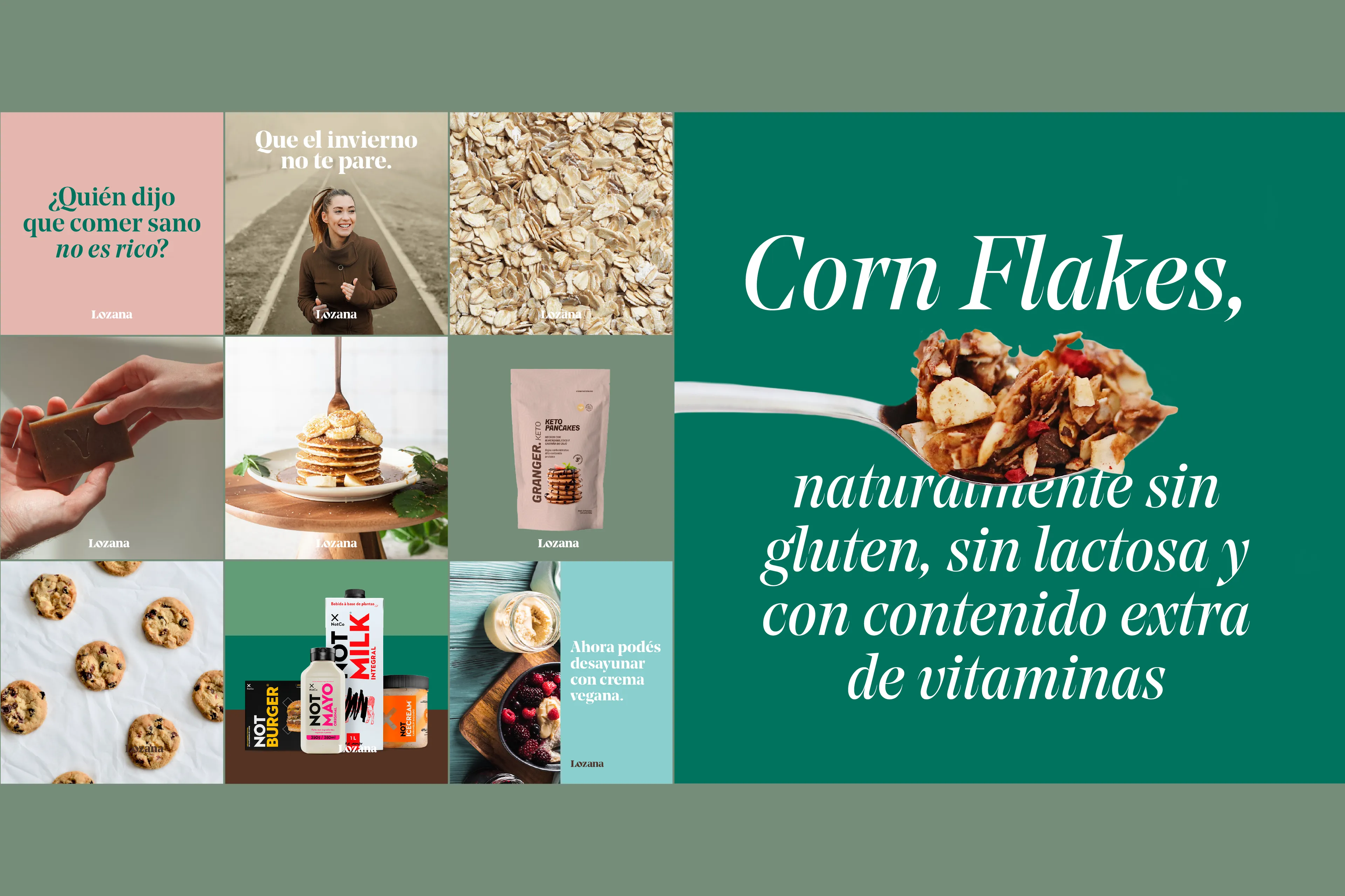 Baro Estudio Studio Branding Rebranding Logo Marca Brand Diseño Design Identidad Identity Lozana tienda saludable instagram post