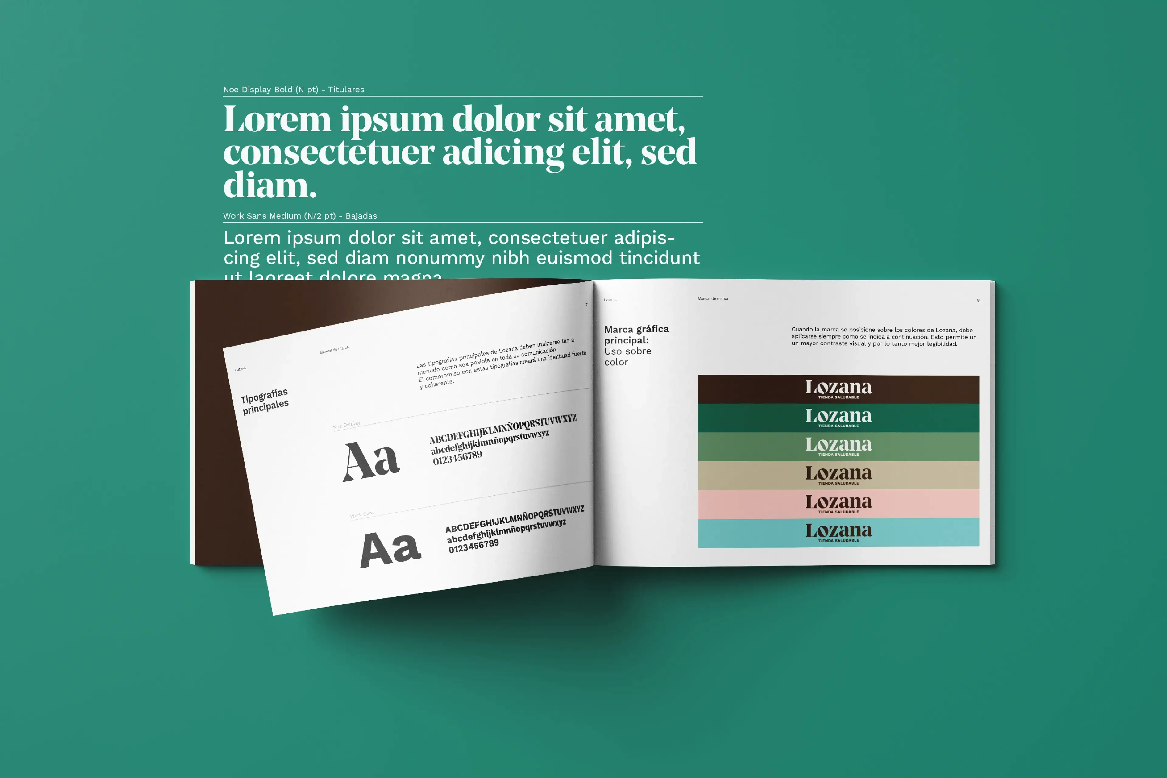 Baro Estudio Studio Branding Rebranding Logo Marca Brand Diseño Design Identidad Identity Lozana tienda saludable brand book manual de marca