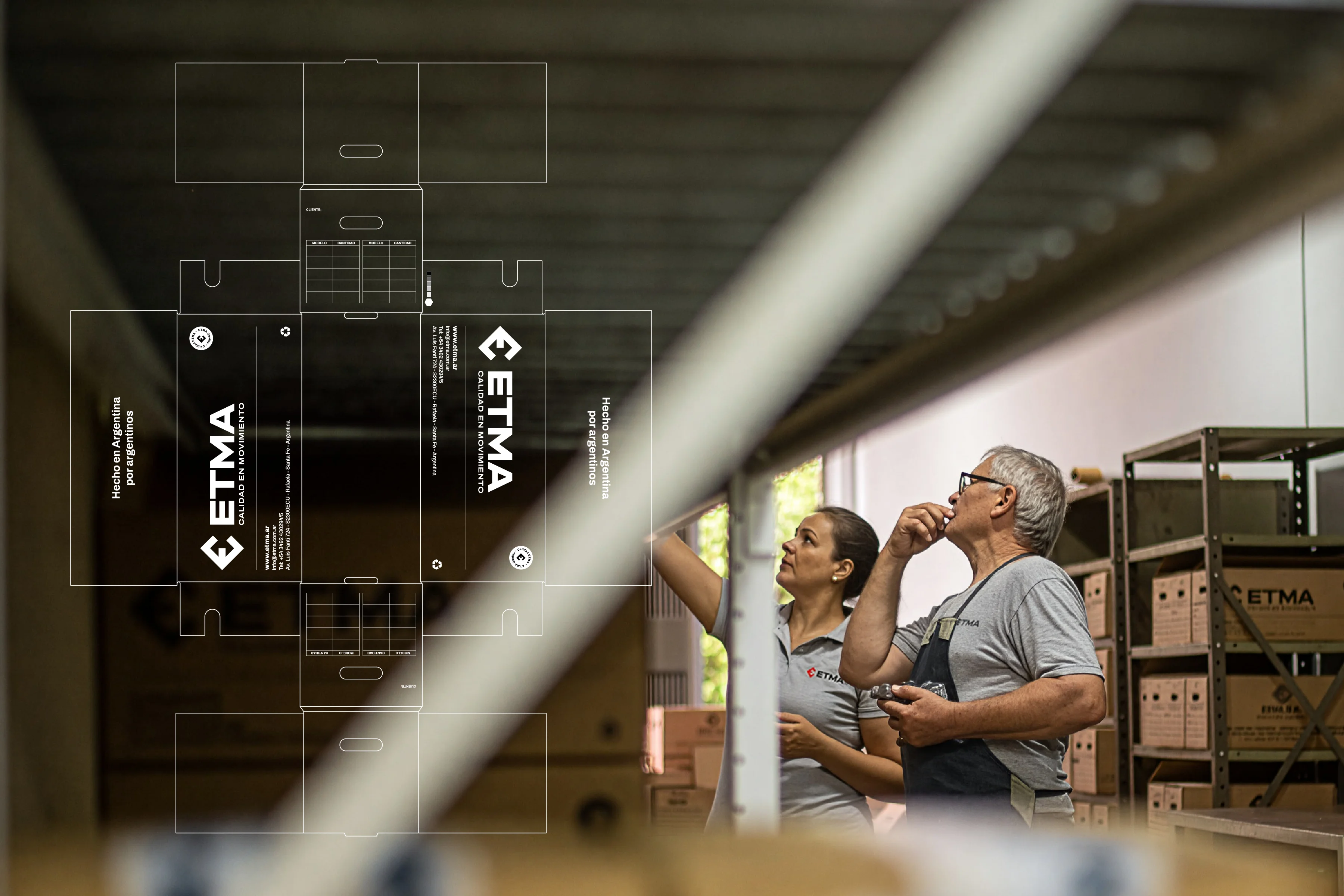 Baro Estudio Studio Branding Rebranding Logo Marca Brand Diseño Design Identidad Identity ETMA stand producto cruceta product pack packaging