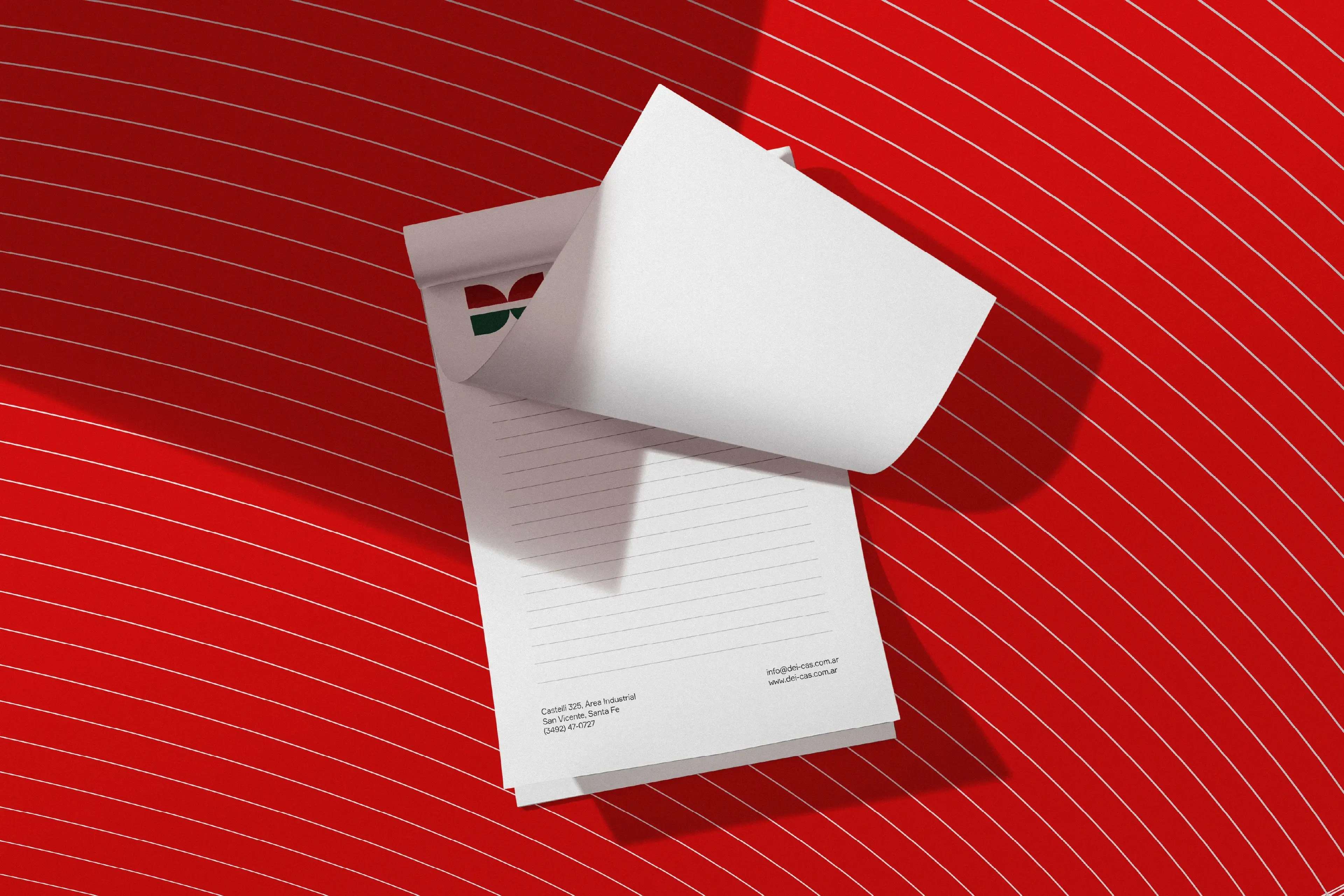 Baro Estudio Studio Branding Rebranding Logo Marca Brand Diseño Design Identidad Identity DEI-CAS Suspensión dirección autopartes billboard